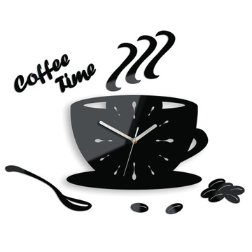 Zegar ścienny kuchenny ModernClock - COFFE TIME