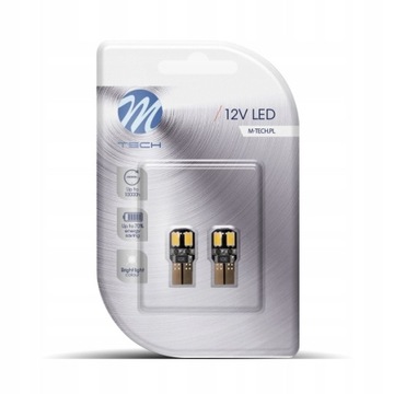 Żarówki LED M-Tech W5W 2 W LB323W POZYCJA POSTOJÓWKA