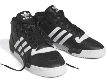 СРЕДНИЕ КРОССОВКИ ADIDAS RIVALRY ID9428 ICONIC ЧЕРНЫЕ ВЫСОКИЕ Размер 39 1/3