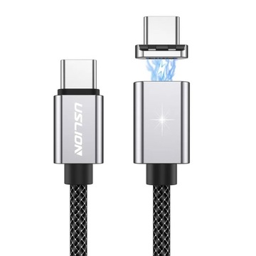 KABEL MAGNETYCZNY do ładowania TELEFONU LAPTOPA 5A 100W 1.5m KOSTKA