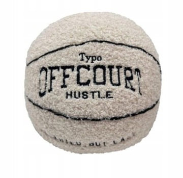 offcourt basketball pillow,25cm Fun Basketball Shaped Throw Pillow