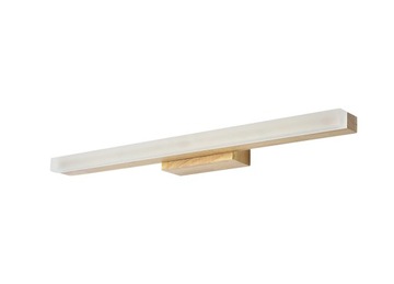 KINKIET NAD LUSTRO LAMPA ŁAZIENKOWA DREWNO 40CM 11W
