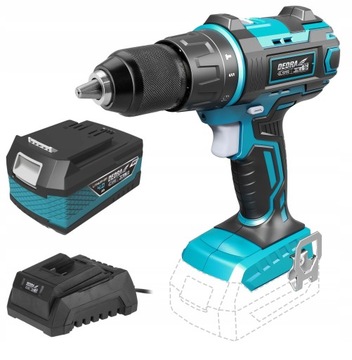 УДАРНАЯ ОТВЕРТКА DEDRA DRILL 18V SAS+ 4Ah