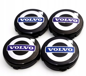 4x DEKIELEK DEKIELKI KAPSLE DO ALUFELG VOLVO 64mm