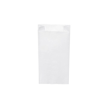 Torebki fałdowe białe 1,5 kg 14+7 x 29 cm 1000 szt