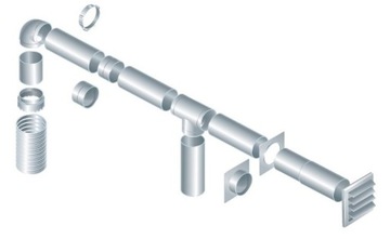 Вентиляционный канал плоский 220/90 мм 1 метр ВЕНТС 910