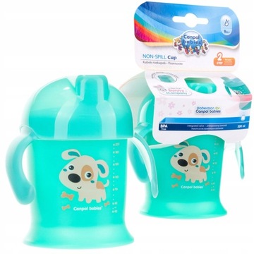 Canpol KUBEK niekapek 200ml HABERMAN BUNNY COMPANY