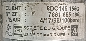 AUDI A4 B5 PASSAT 96 R 1.9 TDI ČERPADLO SERVA