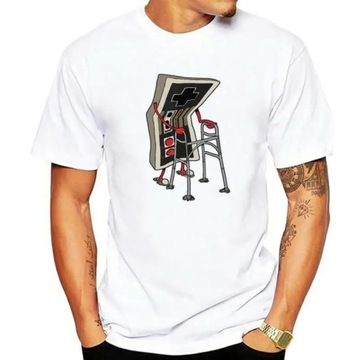 Old School Video Game Arcade 80s Retro Designer T-shirt Koszulka