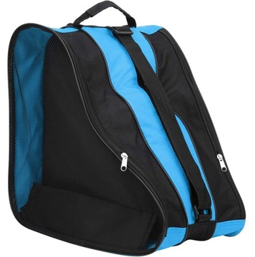 ВМЕСТИМАЯ НАРЕМЕННАЯ СУМКА ЧЕХОЛ ДЛЯ КОНЬКОВ РОЛИКОВЫЕ КОНЬКИ С 3 КАРМАНАМИ НА МОЛНИИ DA312