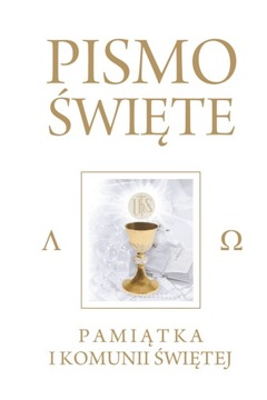 PISMO ŚWIĘTE ST I NT BIBLIA KOMUNIA PAMIĄTKA