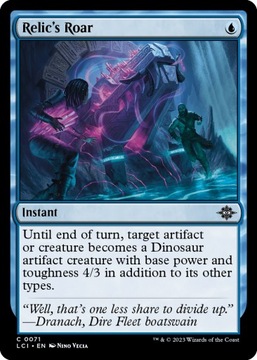 MTG 2x Relic's Roar FOIL