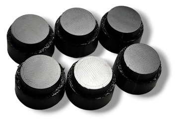 6x Zaślepka czujnika parkowania 17mm do uchwytu