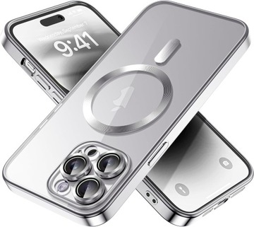 CASE + 9D CERAMIC FOIL для iPhone 15 PRO - чехол для корпуса MagSafe ЦВЕТА