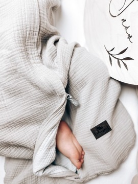 Детский спальный мешок 1,0 Тог, двусторонний, Муслин, 0-4 м Sleepee