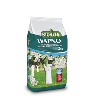 Wapno do bielenia drzew i odkwaszania gleby 2kg Biovita