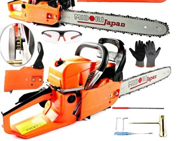 PIŁA PILARKA SPALINOWA ŁAŃCUCHOWA 3,9KM MIDORI JAPAN FULL ZESTAW 45CM