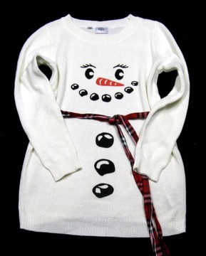 AB150 Ciążowy sweter z BAŁWANKIEM 34/36 NOWY