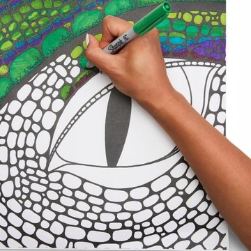 Перманентный маркер Sharpie M15 черный 12 шт.