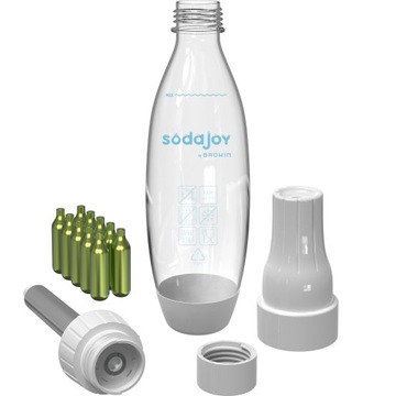 Сифон SODA для газировки воды и напитков + 10 картриджей для газировки