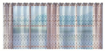 Lambrekin żakardowy biały metraż 347700 wys 60cm