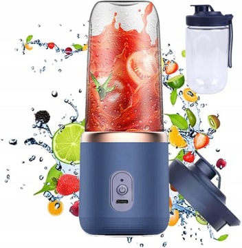 MINI BLENDER KIELICHOWY DO KOKTAJLI 2 KUBKI SOKOWIRÓWKI MIKSER DO SMOOTHIE