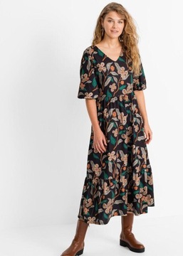 34 Bonprix _ZT ЖЕНСКОЕ ПЛАТЬЕ МИДИ