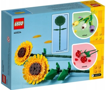 LEGO Creator 40638 Ozdoba w kształcie serca +LEGO Creator Słoneczniki 40524