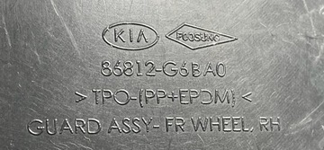 B55 KIA PICANTO III X-LINE PODBĚH PRAVÉ PŘEDNÍ 86812-G6BA0
