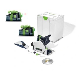 FESTOOL Zagłębiarka TSC 55 KEB-Basic 576712 +2 aku 5.0Ah + miara gratis