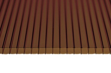 Poliwęglan komorowy 3000x1050 dymiony brąz 10 mm