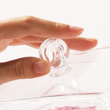 Держатель для ватных дисков, 4 секции для макияжа