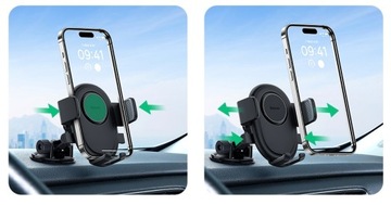 АВТОМАТИЧЕСКИЙ ДЕРЖАТЕЛЬ ДЛЯ ТЕЛЕФОНА BASEUS НА КАБИНЕ И ОКНЕ 360°