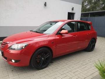 Mazda 3 I Hatchback 1.6 MZR 105KM 2006 Mazda 3 1,6 DOHC 105KM Klimatronk Isofix Halogeny, zdjęcie 9