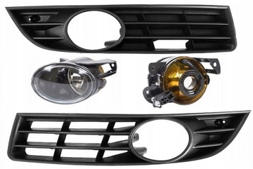 HALOGEN + MŘÍŽKY VW PASSAT (B6), 2005-2010 KOMPLET