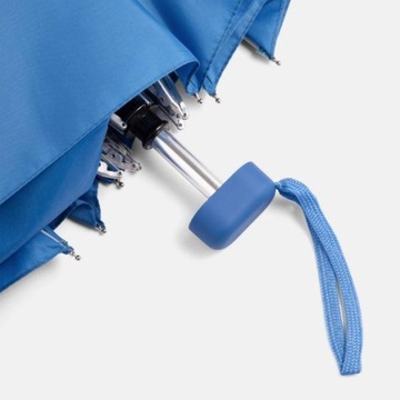 LEKKI PARASOL SKŁADANY do torebki - niebieski