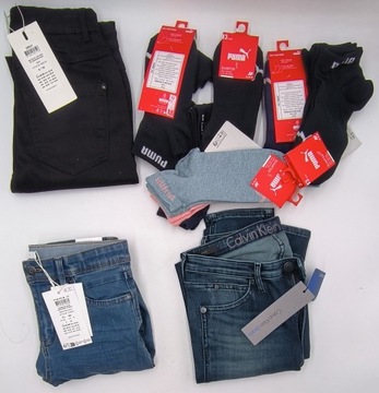 КАРТОННАЯ КОРОБКА МИКС ЖЕНСКАЯ ОДЕЖДА | Calvin Klein, Nike, Desigual, Only — 25 шт.