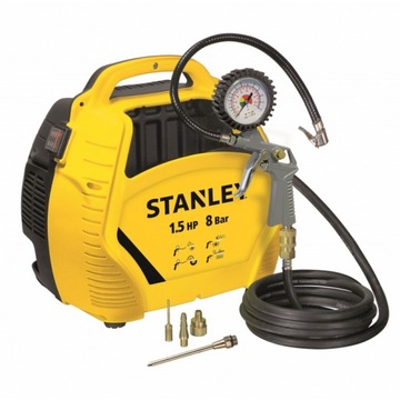 KOMPRESOR BEZOLEJOWY STANLEY 180L/MIN 8BAR 1100W