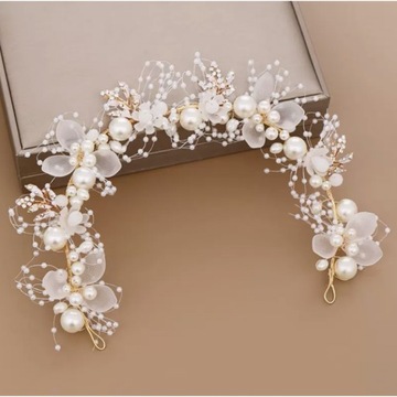 Свадебная повязка для волос, повязка на голову, венок для причастия