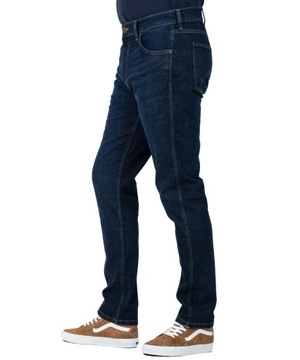 WRANGLER Spodnie JEANS GREENSBORO 803 W31 L32 granatowy