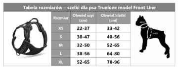 Шлейка для собак TrueLove Front Line PREMIUM Blue - размер: XL
