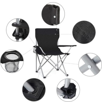 СТУЛ ДЛЯ ПЛЯЖА, САДОВЫЙ ТУРИСТ, СТУЛ ДЛЯ РЫБАЛКИ, СКЛАДНОЙ 4 В 1, 2 ШТ.