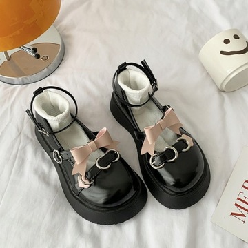buty na platformie mary jane lolita buty