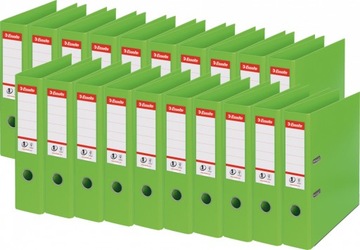 Segregator pojemny Esselte A4/75mm zielony x20
