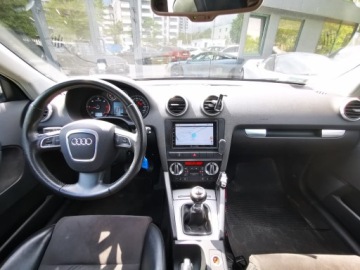 Audi A3 8P Hatchback 3d 2.0 TDI CR 170KM 2010 AUDI A3 Quattro 4x4, Manual, 2x Klucz, Nawigacja, Kamera cofania 8P, zdjęcie 6