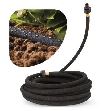 Садовый шланг 1/2, 7,5 м. ОРОШЕНИЕ. Резиновый разбрызгиватель капельного потоотделения.