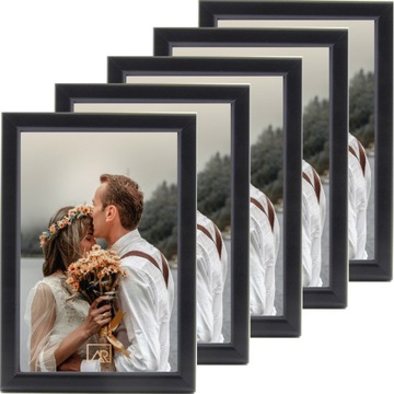 Zestaw remek Aura 15x23 czarna 5 szt.
