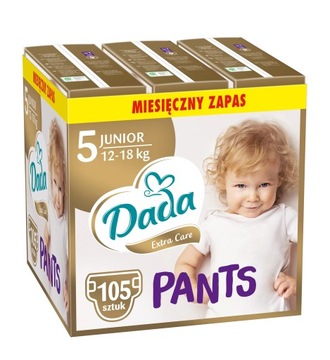 PANTS Dada Extra Care rozmiar 5 12-18 kg 105 szt.