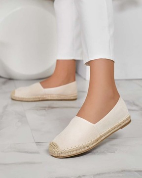 BEŻOWE ESPADRYLE DAMSKIE DIMALLE 41