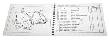 Книга-каталог запчастей Romet Komar 230